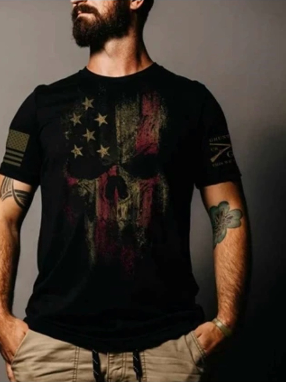 Grunt Style Black Short-Sleeve “American Reaper” 2.0